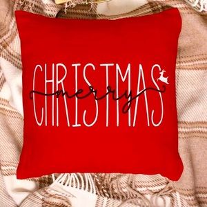 (NWOT) Decorative Christmas pillow